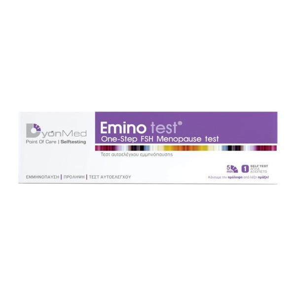 DyonMed Selftesting Emino Test One-Step FSH Menopause Test 1pc (Τεστ Αυτοελέγχου Εμμηνόπαυσης)