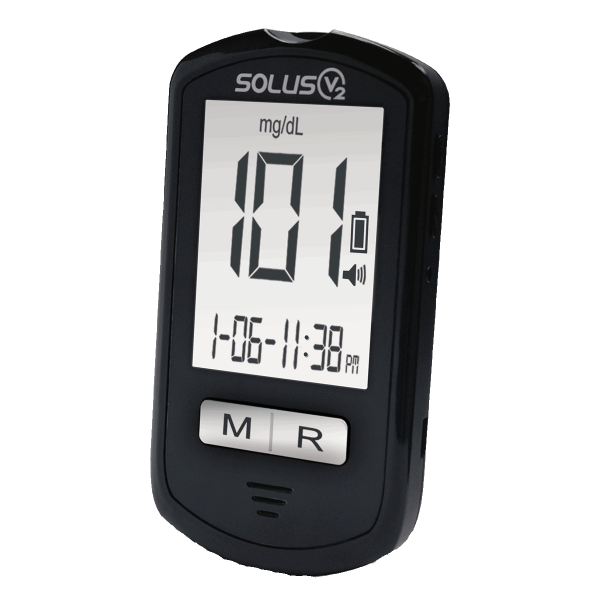 Solus V2 Blood Glucose Monitoring System (Πλήρως Ομιλών Σύστημα Μέτρησης Σακχάρου)