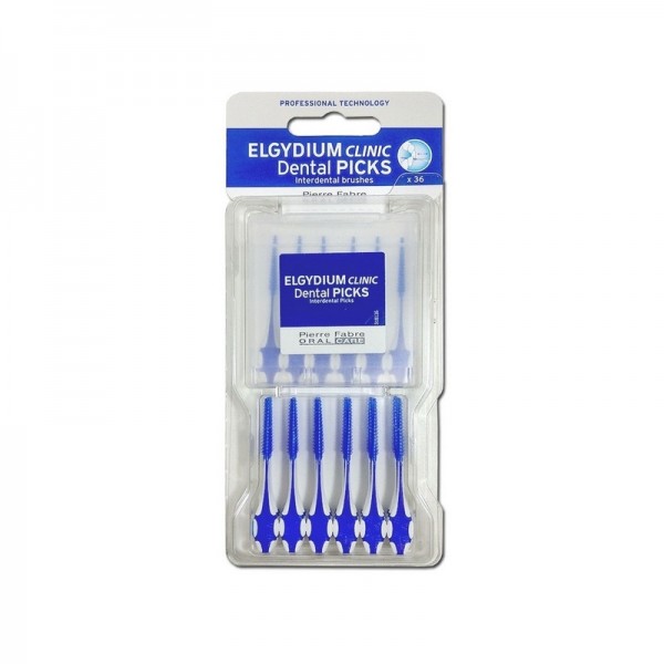 Pierre Fabre Oral Care Elgydium Clinic Dental Picks 36pcs (Οδοντιατρική οδοντογλυφίδα)