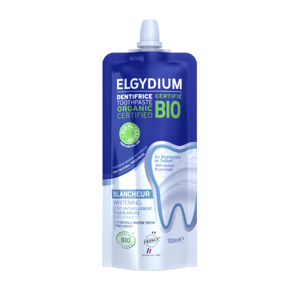 Pierre Fabre Oral Care Elgydium Eco Bio Whitening Toothpaste 100ml (Βιολογική Οδοντόπαστα για Φυσικά πιο Λευκά Δόντια)