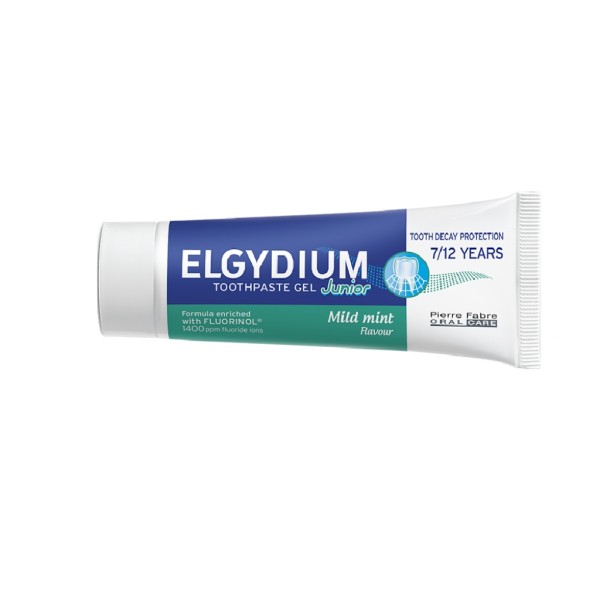 Pierre Fabre Oral Care Elgydium Junior Toothpaste Sweet Mint 1400ppm 7-12y 50ml (Οδοντόπαστα για παιδιά από 7 έως 12 ετών)