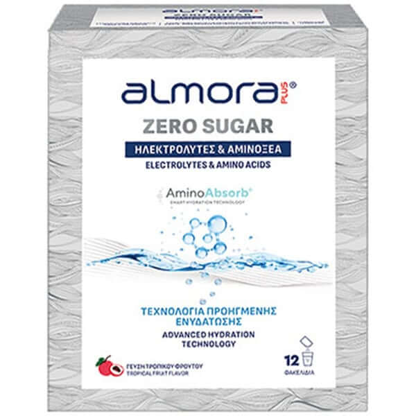 Almora Plus Zero Sugar Electrolytes & Amino Acids Ηλεκτρολύτες & Αμινοξέα 12 φακελάκια