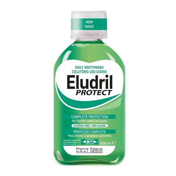 Pierre Fabre Oral Care Eludril Protect Mouthwash 500ml (Στοματικό Διάλυμα για Υγιή Ούλα και Γερά Δόντια)