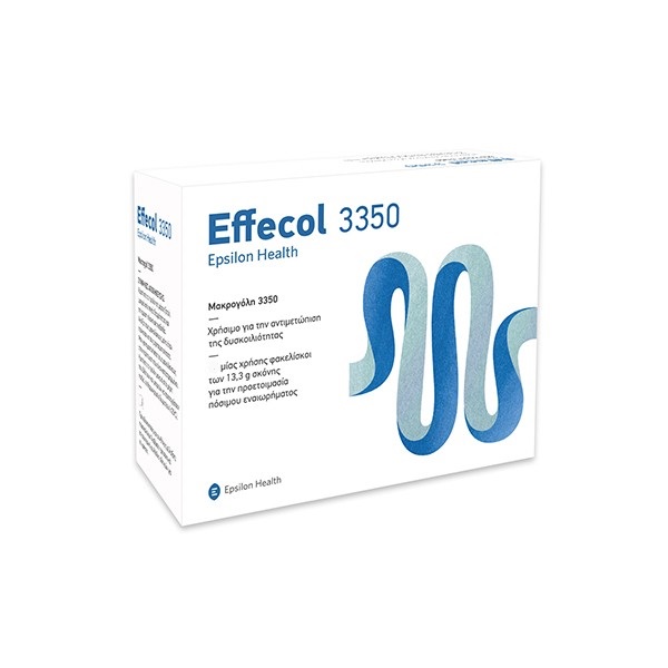 Epsilon Health Effecol 3350 Μακρογέλη 3350 24  X 13,3g (χρήσιμο για την αντιμετώπιση της δυσκοιλιότητας)