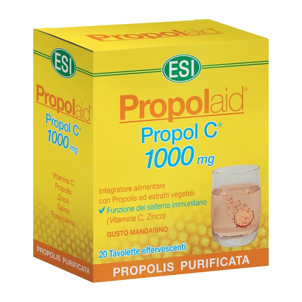 Esi Propolaid Propol C 1000mg 20 αναβράζουσες ταμπλέτες