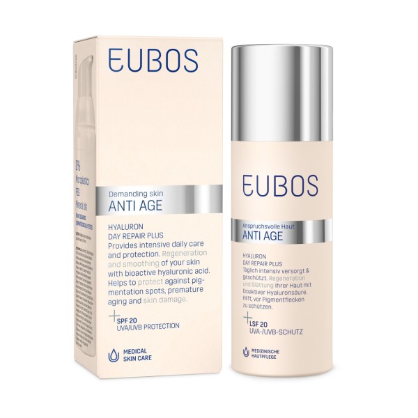 Eubos Anti Age Hyaluron Day Reapair Plus Spf20 50ml (Αντιρυτιδική Κρέμα Ημέρας με SPF20) Eubos Anti Age Hyaluron Day Reapair Plus Spf20 50ml (Αντιρυτιδική Κρέμα Ημέρας με SPF20)