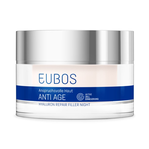 Eubos Anti Age Hyaluron Repair Filler Night Cream 50ml (Αντιρυτιδική Κρέμα Νυκτός) Eubos Anti Age Hyaluron Repair Filler Night Cream 50ml (Αντιρυτιδική Κρέμα Νυκτός)