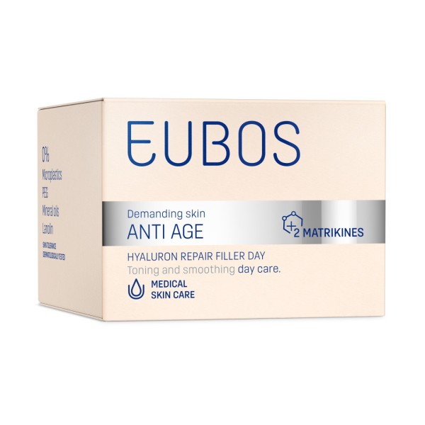 Eubos Anti Age Hyaluron Repair Filler Day Cream 50ml (Αντιγηραντική Κρέμα Ημέρας) Eubos Anti Age Hyaluron Repair Filler Day Cream 50ml (Αντιγηραντική Κρέμα Ημέρας)