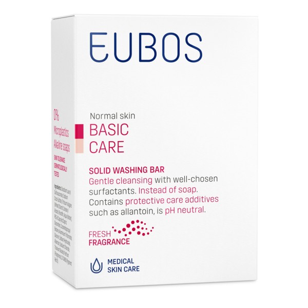 Eubos Basic Care Red Solid Washing Bar 125g (Στερεή Πλακά Καθαρισμού Προσώπου & Σώματος με Ουδέτερο pH) Eubos Basic Care Red Solid Washing Bar 125g (Στερεή Πλακά Καθαρισμού Προσώπου & Σώματος με Ουδέτερο pH)