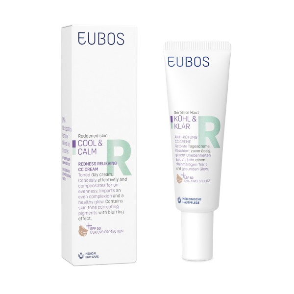 Eubos Cool & Calm Redness Relieving CC Cream SPF50 30ml (Καταπραϋντική Κρέμα CC για την Ερυθρότητα) Eubos Cool & Calm Redness Relieving CC Cream SPF50 30ml (Καταπραϋντική Κρέμα CC για την Ερυθρότητα)