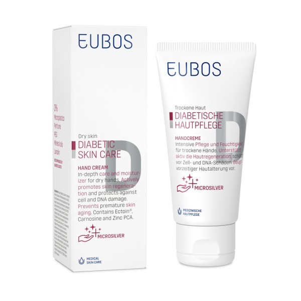 Eubos Diabetic Skin Care Hand Cream 50ml (Κρέμα Χεριών Κατάλληλη για Διαβητικούς) Eubos Diabetic Skin Care Hand Cream 50ml (Κρέμα Χεριών Κατάλληλη για Διαβητικούς)