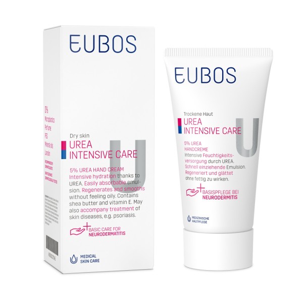 Eubos Urea Intensive Care 5% Hand Cream 75ml (Ενυδατική Κρέμα Χεριών με 5% Ουρία για Ξηρά/Σκασμένα Χέρια) Eubos Urea Intensive Care 5% Hand Cream 75ml (Ενυδατική Κρέμα Χεριών με 5% Ουρία για Ξηρά/Σκασμένα Χέρια)