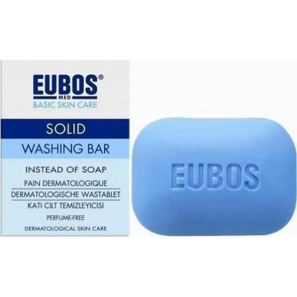 Eubos Med Solid Washing Bar Blue 125g