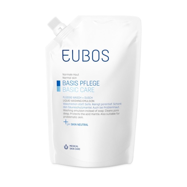 Eubos Basic Care Liquid Washing Emulsion Refil Blue 400ml