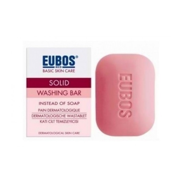 Eubos Med Solid Washing Bar Red (Πλάκα καθαρισμού) 125g