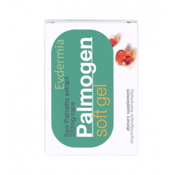 Evdermia (Hair Line) Palmogen Soft Gel 320mg 30caps (Συμπλήρωμα διατροφής για την αντιμετώπιση της τριχόπτωσης)