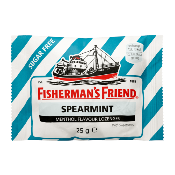 Fisherman's Friend Sugar Free Lozenges Spearmint Flavour 25gr