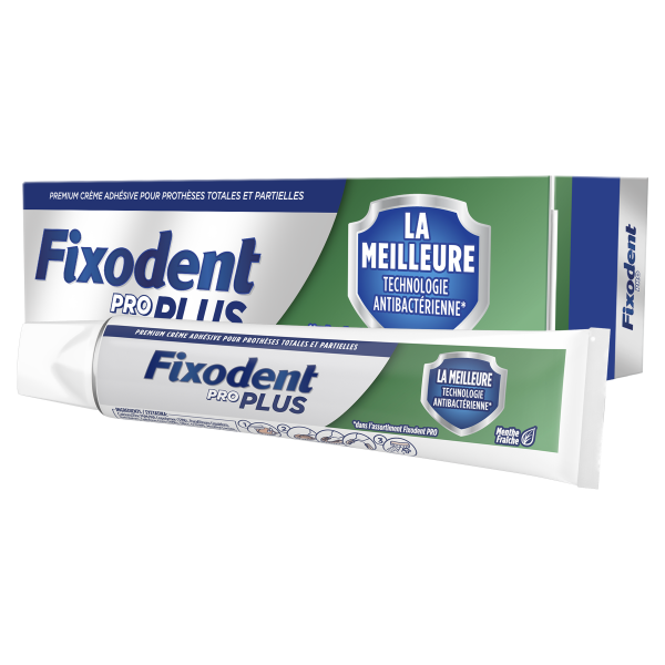 Fixodent Pro Plus Antibacterial Technology 40g (Στερεωτική Κρέμα για Τεχνητή Οδοντοστοιχία)