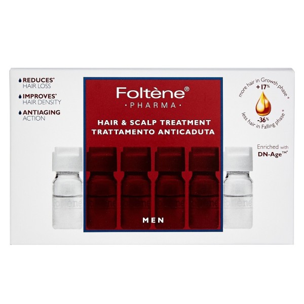 Foltene Pharma (Men) Hair & Scalp Treatment 12 αμπούλες