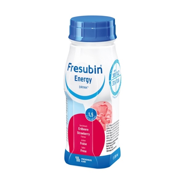 Fresubin Energy Drink Φράουλα 4X200ml