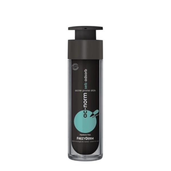 Frezyderm Ac - Norm Seb Adsorb Cream 50ml (Εξειδικευμένη κρέμα κατά της γυαλάδας που προσφέρει άμεση προσρόφηση και ρύθμιση της λιπαρότητας του δέρματος) Frezyderm Ac - Norm Seb Adsorb Cream 50ml (Εξειδικευμένη κρέμα κατά της γυαλάδας που προσφέρει άμεση προσρόφηση και ρύθμιση της λιπαρότητας του δέρματος)
