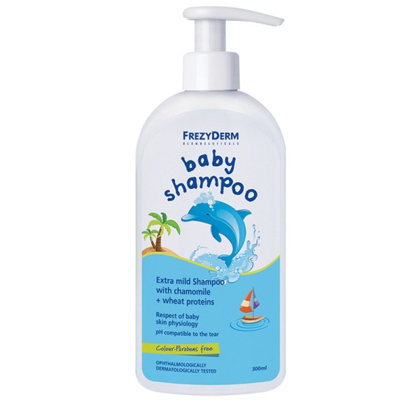 Frezyderm (Baby-Line) Baby Shampoo 300ml (Απαλό σαμπουάν για βρέφη για το καθημερινό λούσιμο, χωρίς να τσούζει τα μάτια)