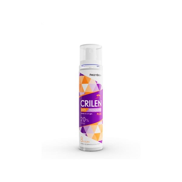 Frezyderm Crilen Anti-Mosquito Plus Spray 20% 100ml (Σπρέι που απωθεί αποτελεσματικά τα κουνούπια και το κουνούπι τίγρης)