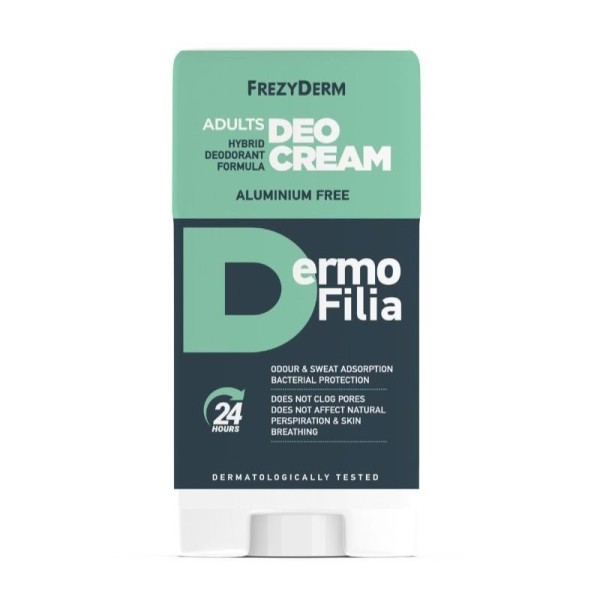 Frezyderm Dermofilia Adults Deo Cream 24H 40ml (Αποσμητικό με έξυπνους ενεργούς μικροσπόγγους σε μία ενυδατική κρέμα)