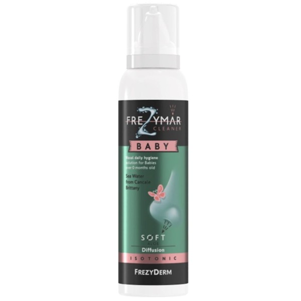 Frezyderm Frezymar Cleaner Baby Isotonic Soft Diffusion Spray with Aloe 0m+ 120ml (Ρινικό Διάλυμα Καθημερινής Υγιεινής για Βρέφη από 3 μηνών)