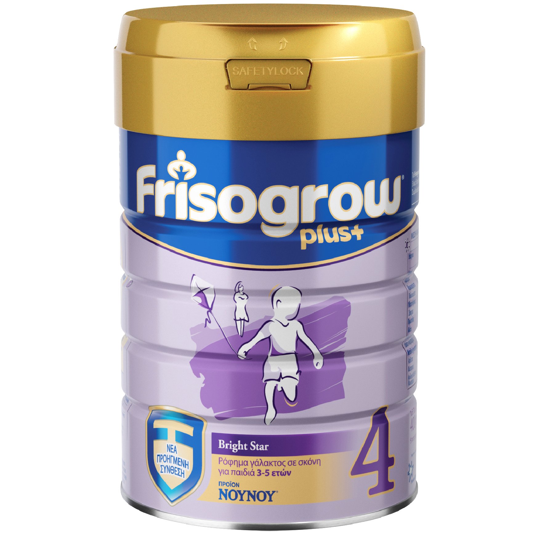 Frisogrow 4 Plus+ 36m+ 400gr (Ρόφημα Γάλακτος σε Σκόνη για Παιδιά Ηλικίας 3 Έως 5 Ετών)