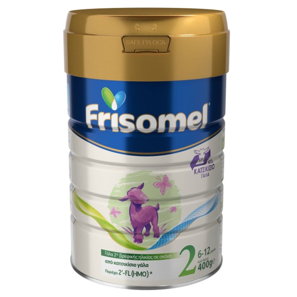 Frisomel Goat 2 6m+ 400gr (Κατσικίσιο Γάλα σε Σκόνη για Βρέφη 6-12 Μηνών)