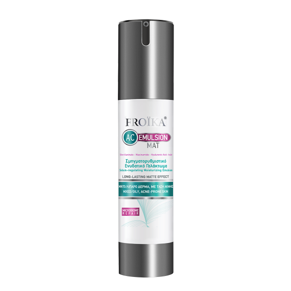 Froika Acne Ac Emulsion Mat 40ml (Σμηγματορυθμιστικό Ενυδατικό Γαλάκτωμα για Λιπαρό δέρμα με τάση Ακμής)