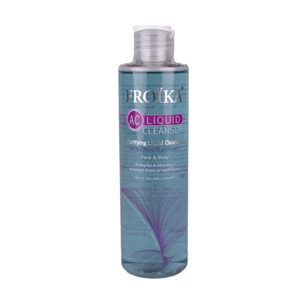 Froika Acne Ac Liquid Cleanser 200ml (Γαλάκτωμα καθαρισμού με καταπραϋντική & σμηγματορυθμιστική δράση για λιπαρό δέρμα με τάση ακμής, για πρόσωπο και σώμα)