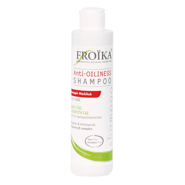 Froika Hair Care Anti-Oiliness Shampoo 200ml (Σαμπουάν μη ερεθιστικό που μειώνει τη λιπαρότητα και ρυθμίζει τη σμηγματορύθμιση)