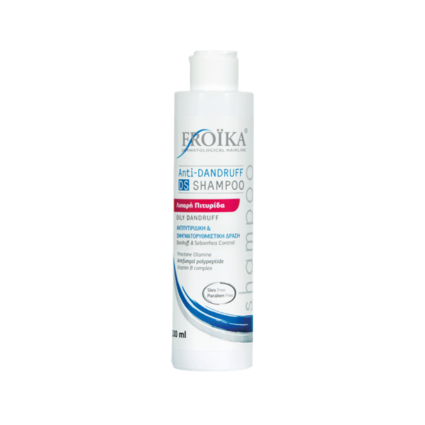 Froika Hair Care Anti-Dandruff DS Shampoo Oily Dandruff 200ml (Σαμπουάν κατά της Λιπαρής Πιτυρίδας)