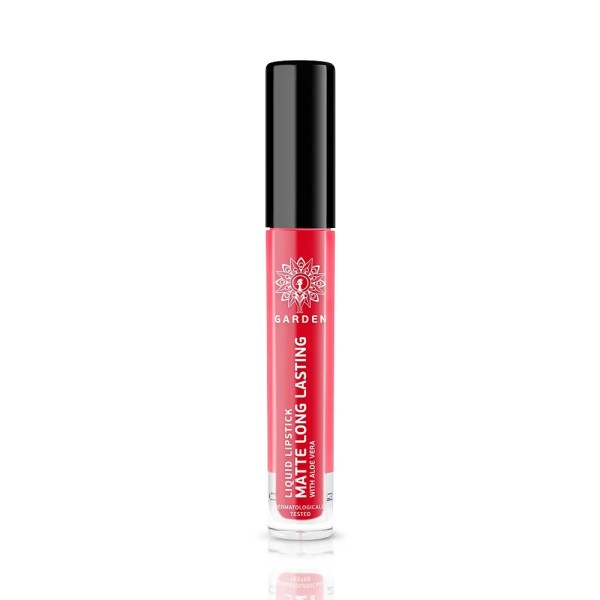 Garden Liquid Matte Lipstick Long Lasting No.05 Glorious Red 4ml (Υγρό Ματ Κραγιόν Μακράς Διαρκείας)