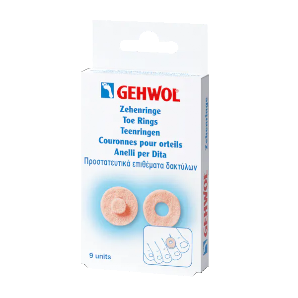 Gehwol Toe Rings Round (στρογγυλός προστατευτικός δακτύλιος) 9τεμ.