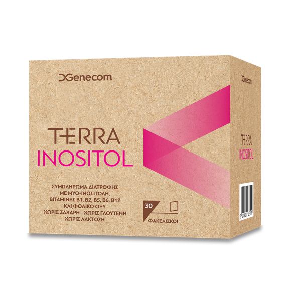 Genecom Terra Inositol 30sticks (Συμπλήρωμα διατροφής με ινοσιτόλη ρυθμίζει την λειτουργία των ωοθηκών)