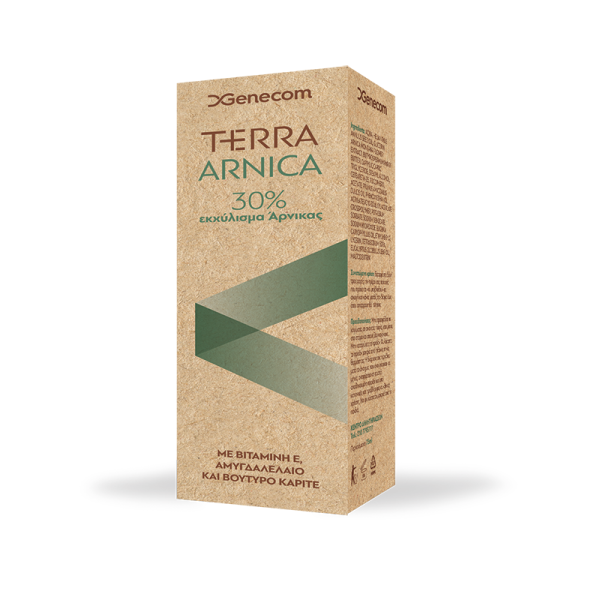 Genecom Terra Arnica 75ml (Κρέμα Άρνικας Με Αναγεννητική Και Καταπραϋντική Δράση για Ανακούφιση Πόνων)