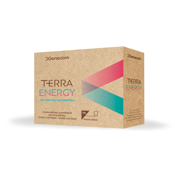 Genecom Terra Energy 14sticks (Συμπλήρωμα Διατροφής Για Τόνωση & Ενέργεια)