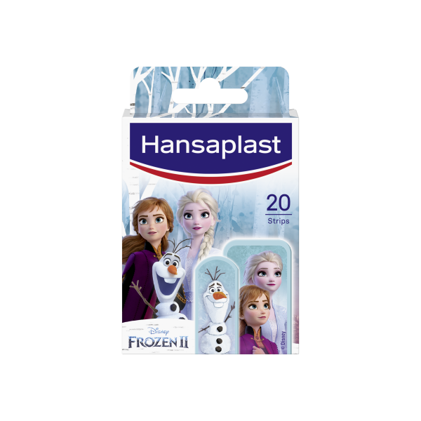 Hansaplast Strips/Επιθέματα Jounior Disney Frozen 20 strips (14 Strips-1,9cm x 5,5cm,6 Strips-3,0cm x 5,5cm)