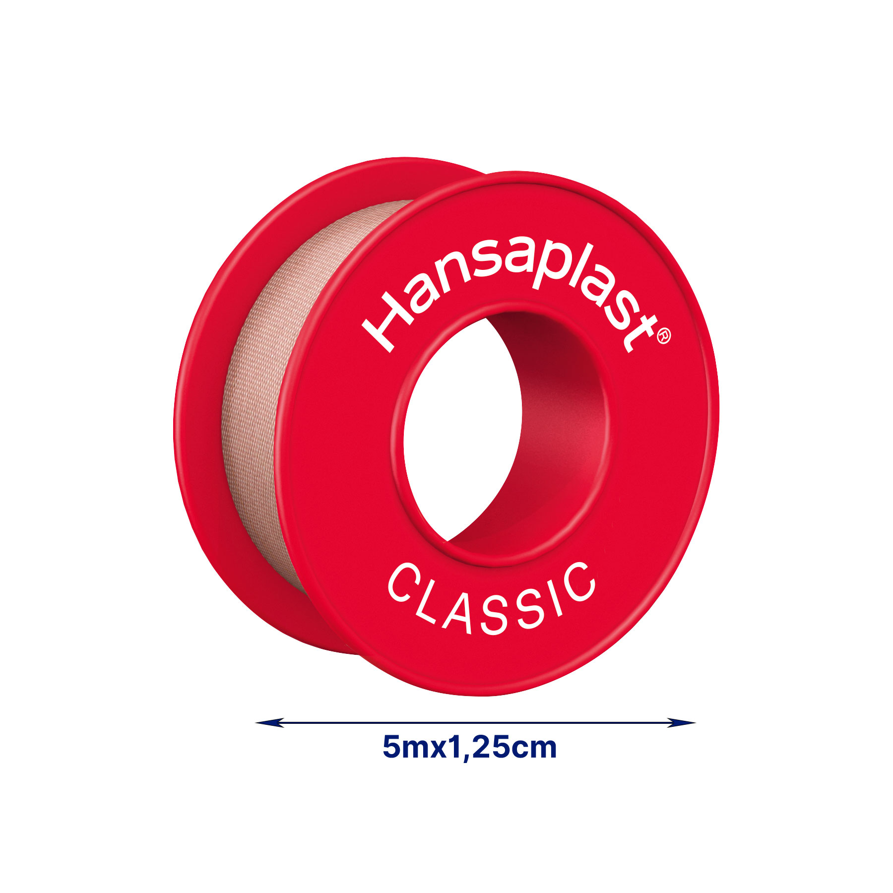 Hansaplast Med+ Fixation Tape Classic 5m x 1,25cm (Ταινία Στερέωσης) Hansaplast Med+ Fixation Tape Classic 5m x 1,25cm (Ταινία Στερέωσης)