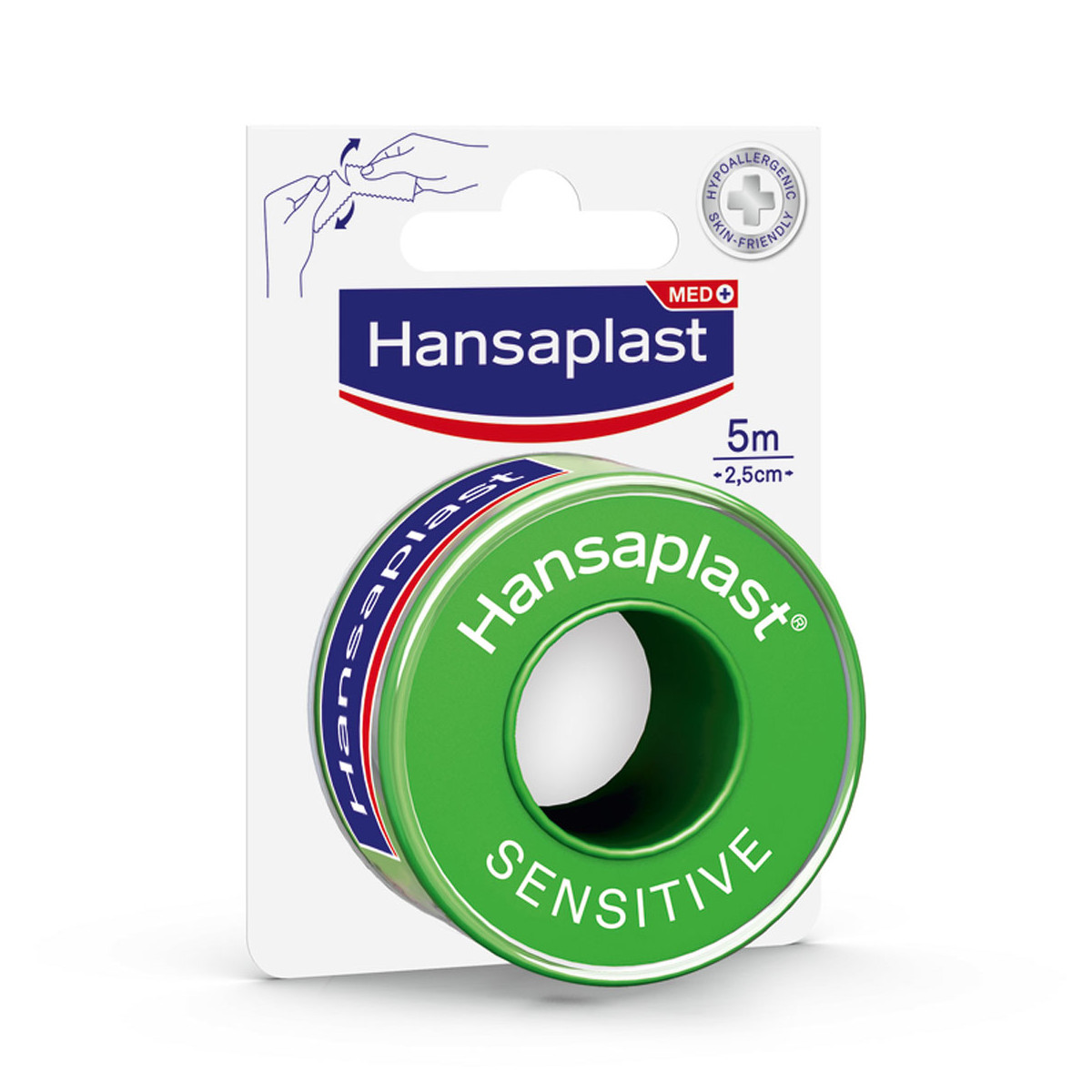 Hansaplast Med+ Fixation Tape Sensitive 5m x 1,25cm (Ταινία Στερέωσης) Hansaplast Med+ Fixation Tape Sensitive 5m x 1,25cm (Ταινία Στερέωσης)