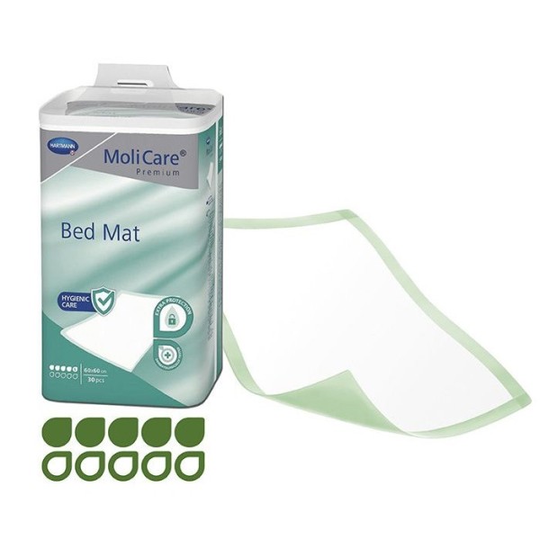 Hartmann MoliCare Premium Bed Mat 60cmx90cm 30pcs (υποσέντονο μίας χρήσης 5 σταγόνων)