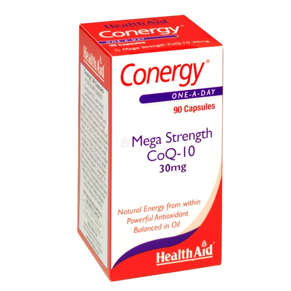 Health Aid Conergy CoQ-10 30mg 90caps