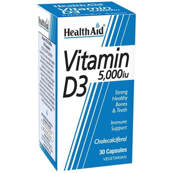 Health Aid Vitamin D3 5000iu 30 caps