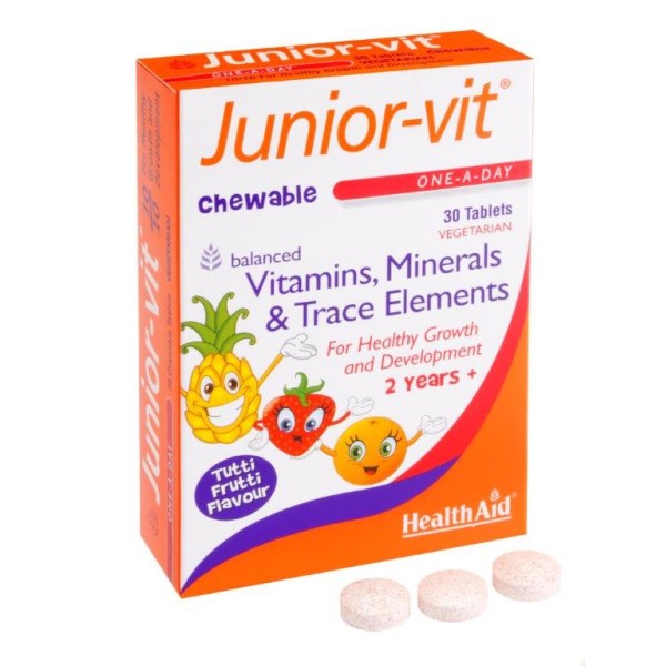 Health Aid Junior Vit 30tablets