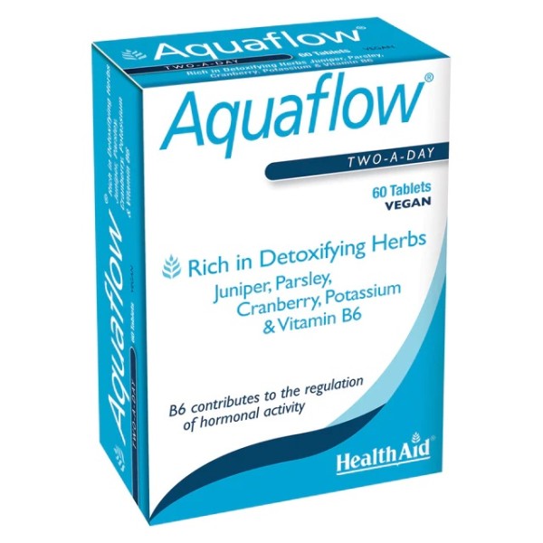 Health Aid Aquaflow 60tabs (Συμπλήρωμα Διατροφής Κατά της Κατακράτησης Υγρών)