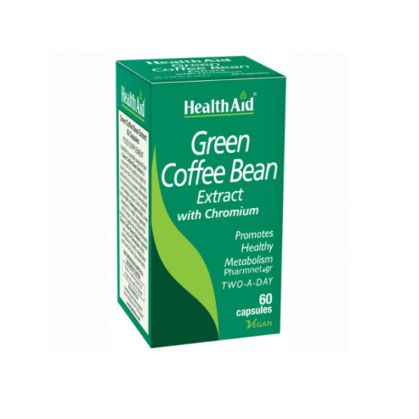 Health Aid Green Coffee Bean Extract with Chromium 60caps