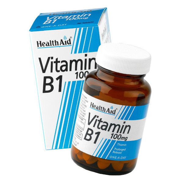 Health Aid Vegan Vitamin B1 100mg 90tablets